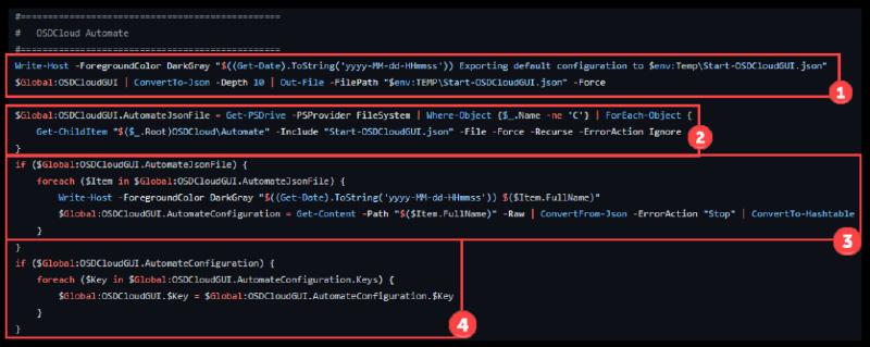 OSDCloudGUI Breakdown